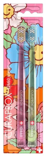 CURAPROX CS 12460 Kvetinová edícia zubná kefka 2ks