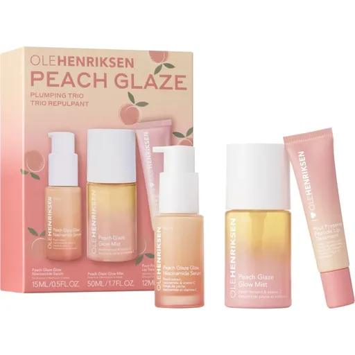 OLEHENRIKSEN Peach Glaze Plumping Trio sada na starostlivosť o pleť