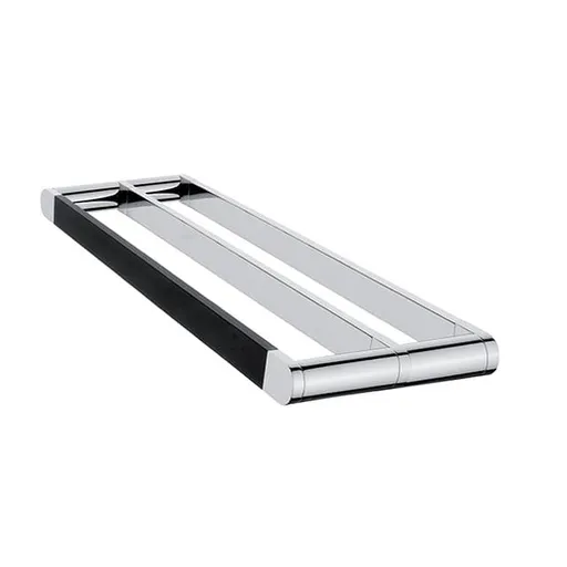 Nimco Nava držiak uterákov čierna/chróm NA28061D