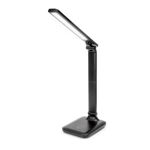 Platinet PDL194B stolná LED lampa Remus 5W stmievateľná, dotykové ovládanie, USB port, čierna