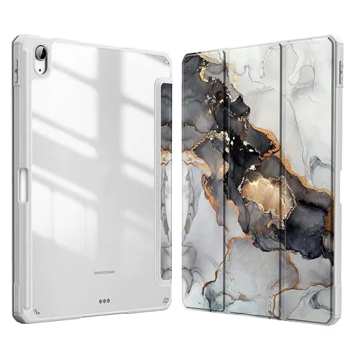 ART MARBLE FOLIO Puzdro pre Samsung Galaxy Tab S6 Lite 2024 / S6 Lite 2022 / S6 Lite GREY