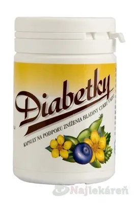 Calendula DIABETKY výživový doplnok, 30 cps