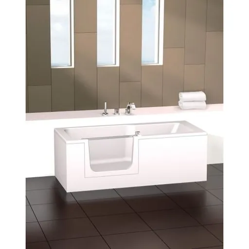 Juwel Duett vaňa s dvierkami 160x75 cm akrylát ľavá SIKOVAND160L