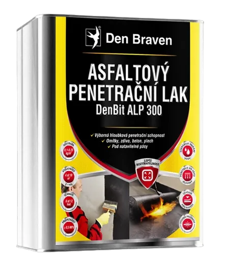DENBIT ALP 300 - Asfaltový penetračný lak cierna 4 kg