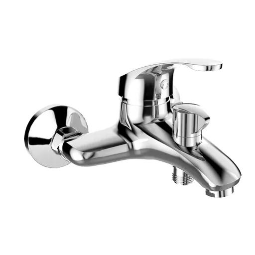 Mereo Vaňová nástenná batéria, Sonáta, 100 mm, s keramickým prepínačom, bez príslušenstva, chróm CB901A04N