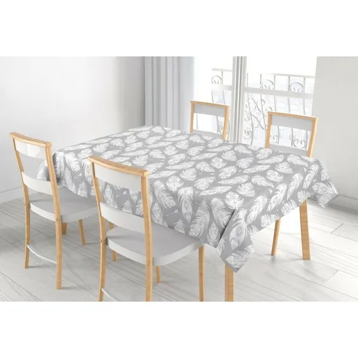 Bellatex Obrus ​​Adela Pierka sivá, 120 x 140 cm, 120 x 140 cm