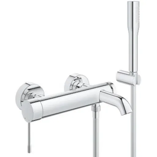 Vaňová batéria GROHE Essence New so sprchovacím setom 150 mm chróm 33628001