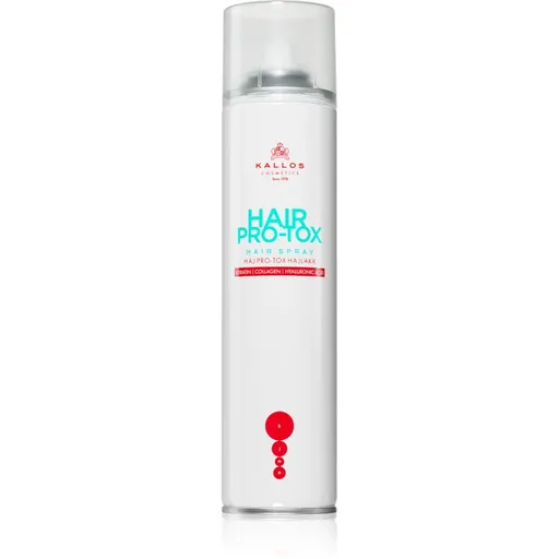 Kallos Hair Pro-Tox lak pre suché a poškodené vlasy 400 ml