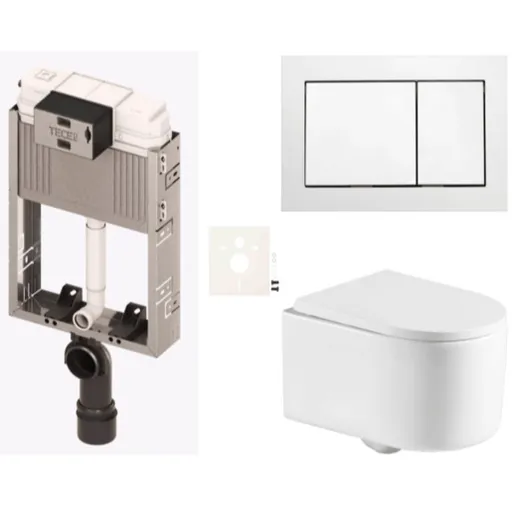 Závesný wc set na zamurovanie SAT SIKOTZTOR72B