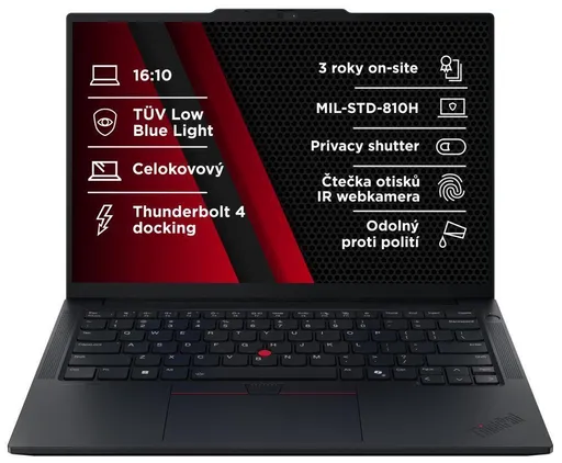LENOVO NTB ThinkPad E14 G7 - Ultra5 225U, 14" WUXGA, 16GB, 512SSD, FHD + IRcam, W11H