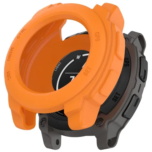 TPU HALF COVER Kryt pre Garmin Instinct E 45mm oranžový