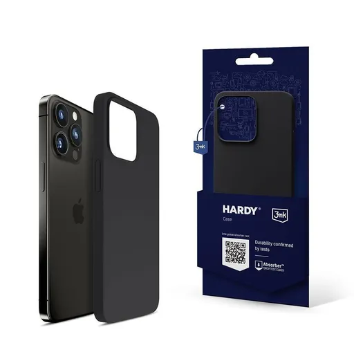 3mk ochranný kryt HARDY Silicone MagCase pre Apple iPhone 16 Pro Max, Graphite