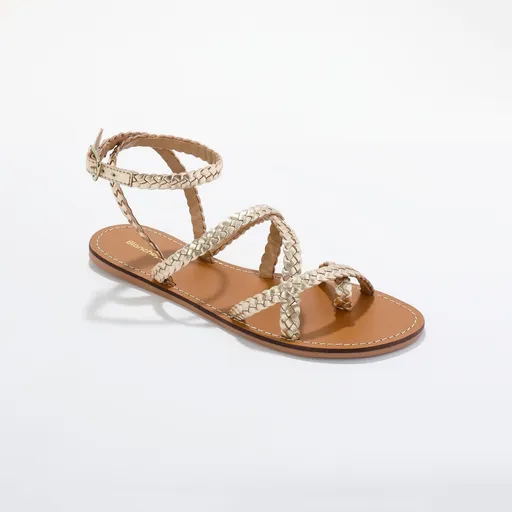 Kožené remienkové sandále