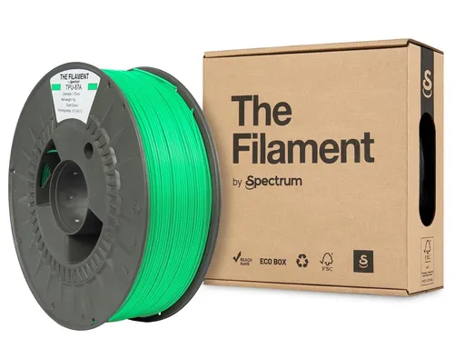 "The Filament" by Spectrum TF-24129, TPU-87A, 1.75mm, GREEN, 1kg