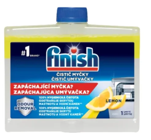 FINISH - Čistič umývačky lemon, 0,25 L