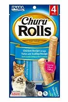 Churu Cat Rolls Kuracie wraps&Tuna+Hrebenatky cr. 4x10g 3 + 1 ZADARMO