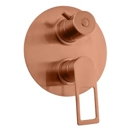 RAV SLEZÁK Nil sprchová a vaňová batéria vrátane podomietkového telesa kartáčovaná zlatá ružová NL287.3ZRK