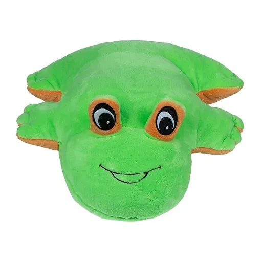 Bellatex Tvarovaný vankúš Žaba, 40 x 50 cm