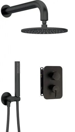 DEANTE DEANTE - Silia Concealed BOX, batéria Podomietkový sprchový set, s batériou BOX - so sprchovou hlavicou BXYYNQSM