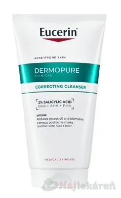 Eucerin DermoPure CLINICAL exfoliačný čistiaci gél 150ml