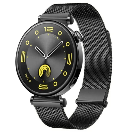 MILANESE Kovový remienok pre Huawei Watch GT 5 41mm / GT 6 41mm čierny