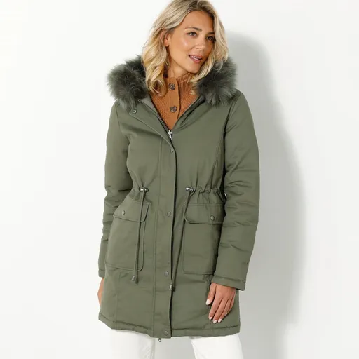 Obojstranná parka/bunda 2 v 1 s kapucňou