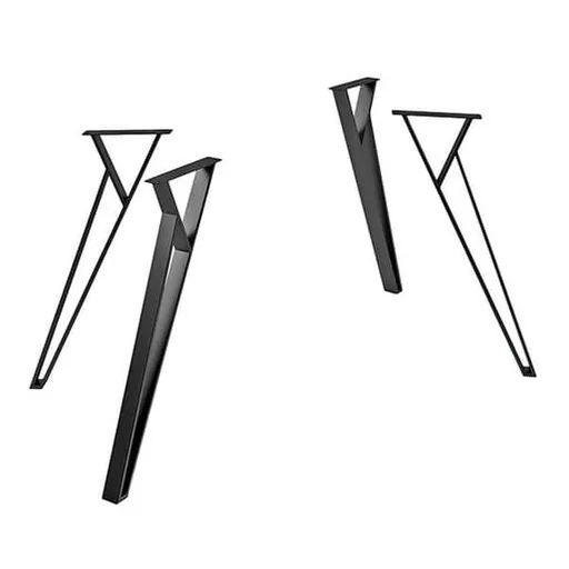 Podnož k jedálenskému stolu TOKYO (set 4 ks) čierna TOKYOC