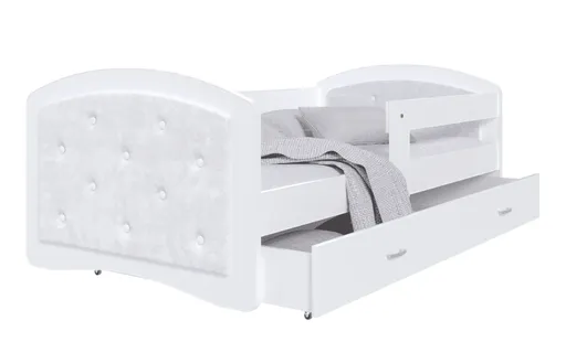 ArtAJ Detská posteľ MAGGIE G | 80 x 160 cm Farba: Biela / biela