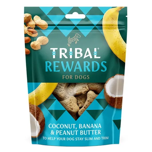 TRIBAL Rewards Coconut & Banana & Peanut butter maškrta pre psov 125 g