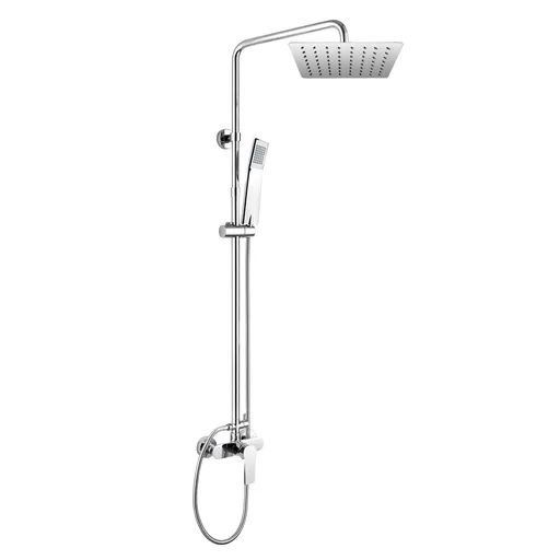 Mereo Dita sprchová batéria s hlavovou hranatou slim sprchou, nerez CBE60104SDD