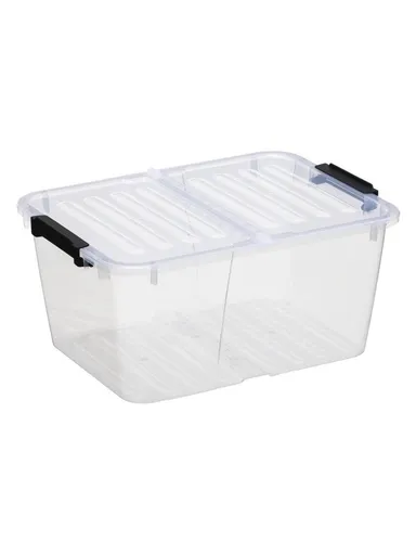 PLAST TEAM - Box úložný FLEX 15l transparentný