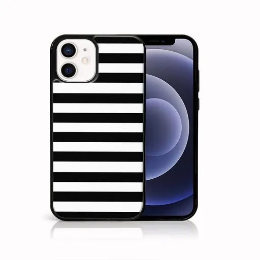 MY ART Ochranný obal pre Apple iPhone 12 mini LINES (169)