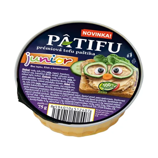 PATIFU ​​Prémiová tofu paštéta junior 75 g