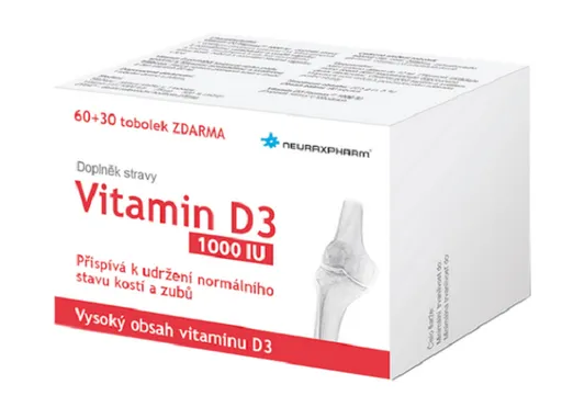 Vitamin D3 1000IU 60+30 tabliet