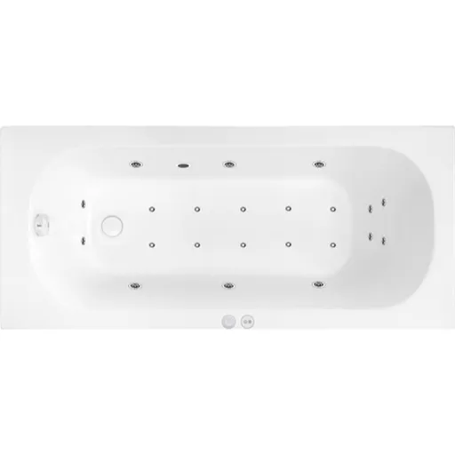 Masážna vaňa SIKO Mika 170x70 cm MEDIUM akrylát ľavá SIKOHMMMIKA170L