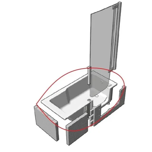 Juwel Duett vaňa s dvierkami pravá 160x75cm DUW203WS