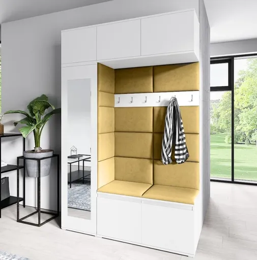 ArtPK Predsieň AMY 21 | biela so zrkadlom farebné prevedenie: Trinity 18