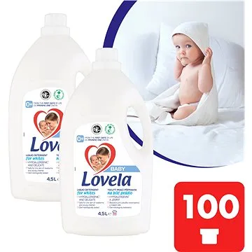 LOVELA Baby na bielu bielizeň 2× 4,5 l (100 praní)