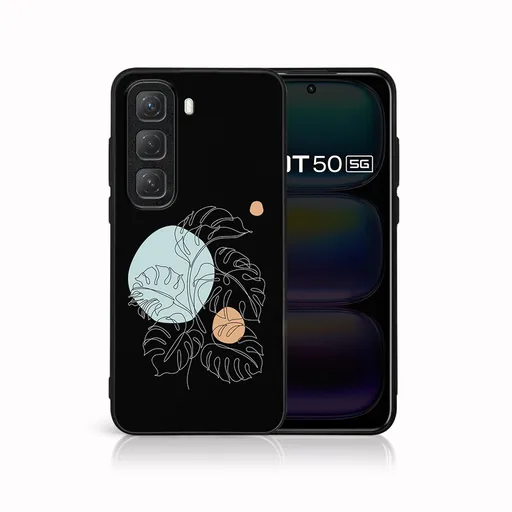 MY ART Ochranný kryt pre Infinix Hot 50 MONSTERA (194)