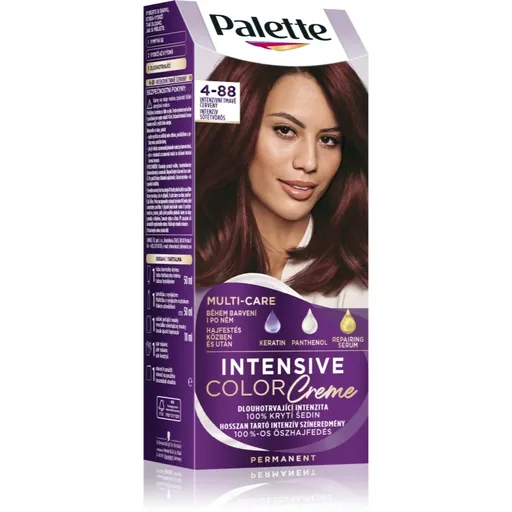 Schwarzkopf Palette Intensive Color Creme permanentná farba na vlasy odtieň 4-88 (RF3) Intensive Dark Red 1 ks