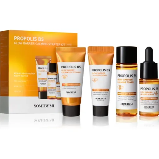 Some By Mi Propolis B5 Glow Barrier Calming Starter Kit sada pre rozjasnenie a hydratáciu