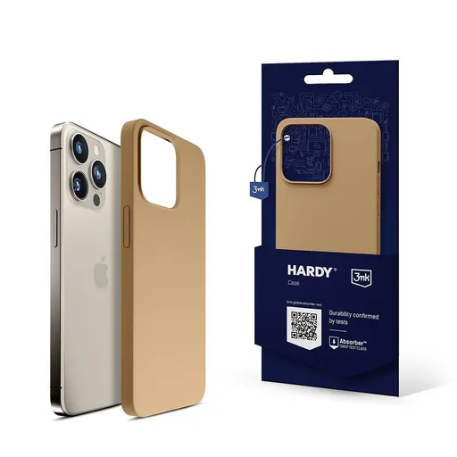 3mk ochranný kryt HARDY Silicone MagCase pre Apple iPhone 15 Pro, Dark Gold