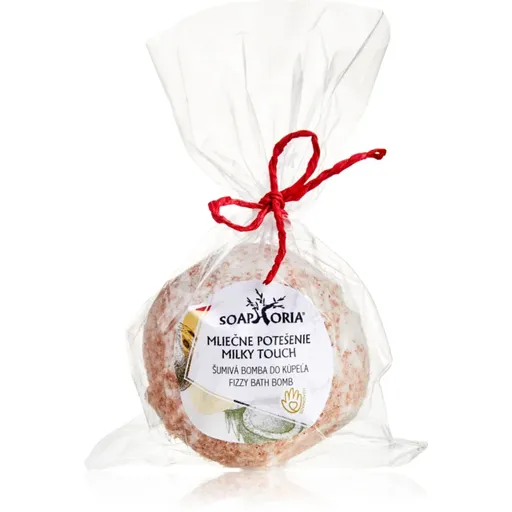 Soaphoria Milky Touch Fizzy Bath Bomb regeneračný kúpeľový balistik so spevňujúcim účinkom 85 g