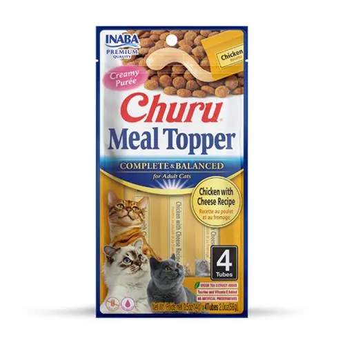 Chúru Cat Meal Topper Chicken with Cheese Recipe 4 x 14 g