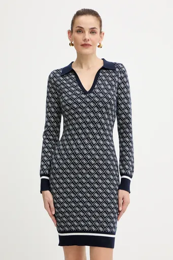 Šaty s prímesou vlny Guess AUBREY