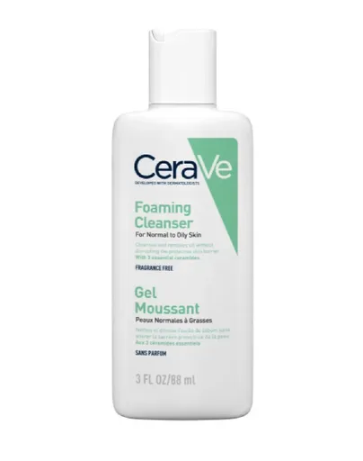 CeraVe čistiaci penivý gél pre normálnu až mastnú pleť 88ml