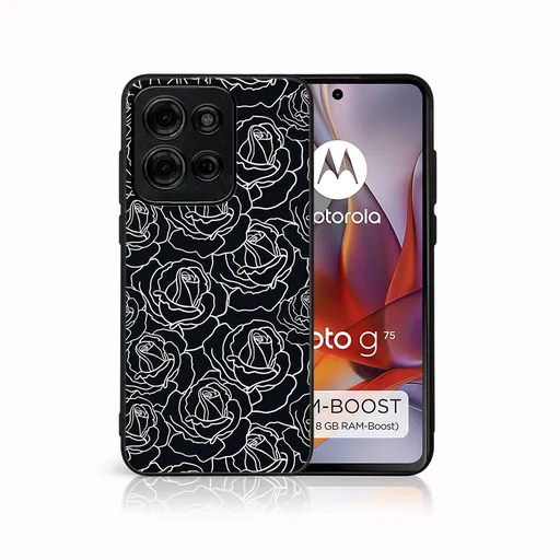 MY ART Ochranný kryt pre Motorola Moto G75 5G ROSES (172)