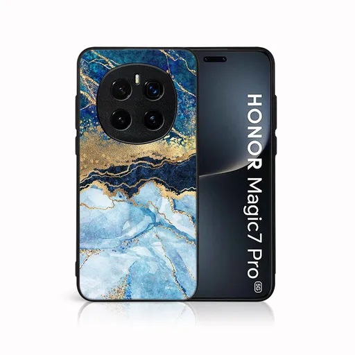 MY ART Ochranný kryt pre Honor Magic7 Pro 5G BLUE MARBLE (141)