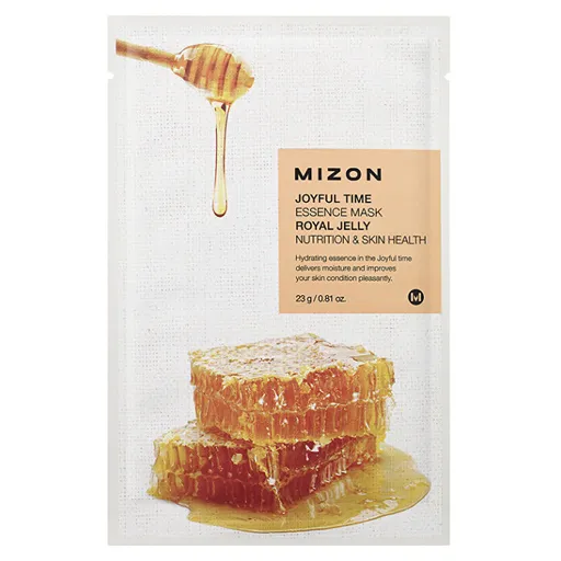 MIZON Joyful Time Plátienková 3D maska s materskou kašičkou a medom pre výživu pleti 23 g