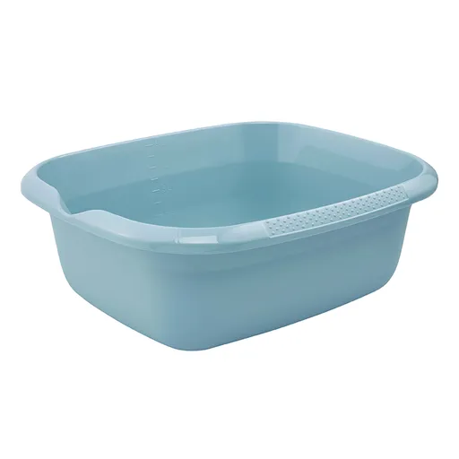 Plastové štvorcové umývadlo KEEEPER 38x32cm modrá